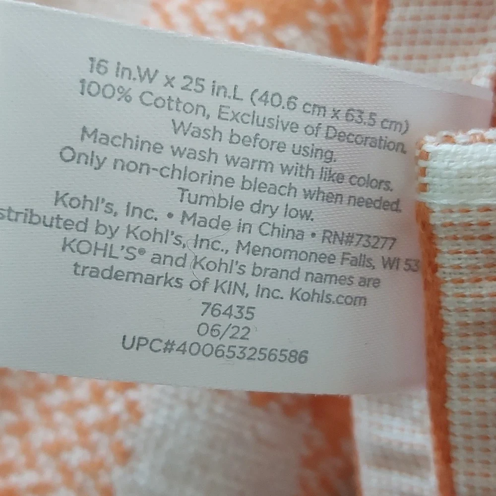 NWT 6 PACK Celebrate Together Fall 'I Love Fall' Hand Towels